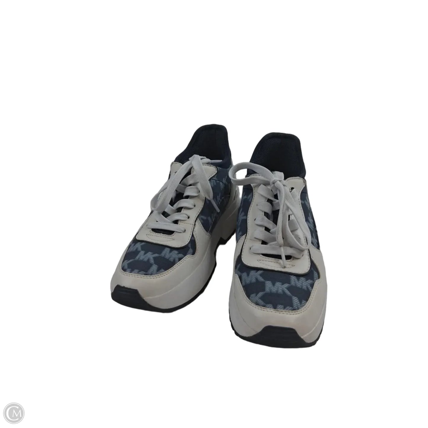 Shoes Sneakers By Michael By Michael Kors In White Denim, Size: 7
