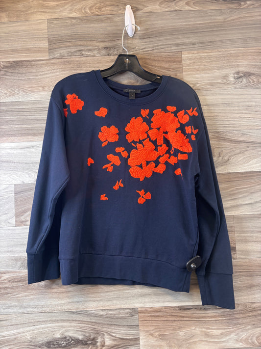 Top Long Sleeve By J. Crew In Navy, Size: S