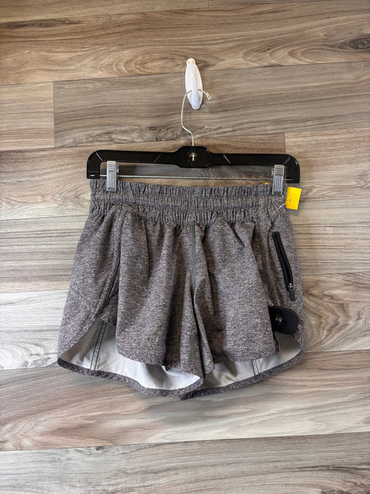 Athletic Shorts By Lululemon In Brown, Size: 6