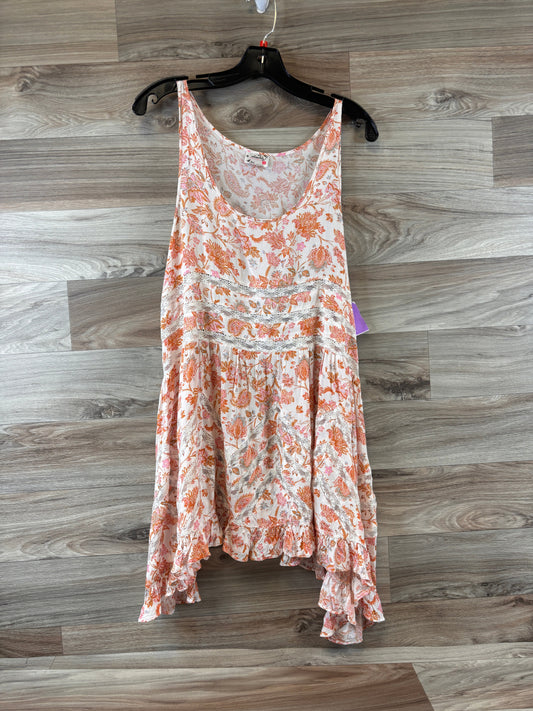 Orange & Pink Top Sleeveless Free People, Size M