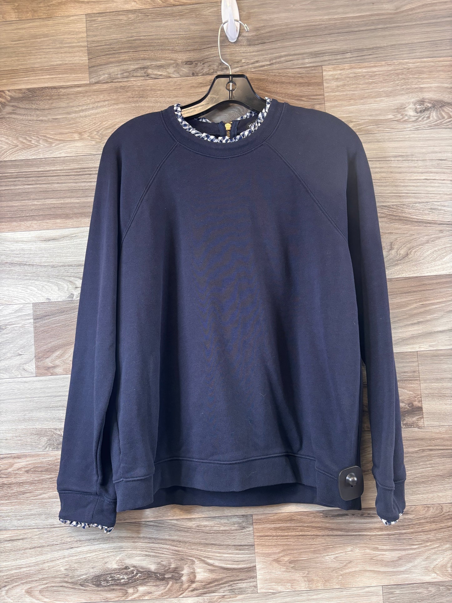 Top Long Sleeve By J. Crew In Navy, Size: Xxl