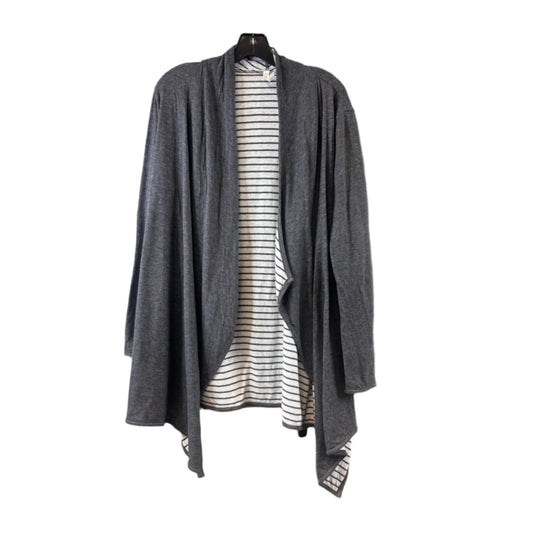 Cardigan By Matilda Jane In Grey & White, Size: M