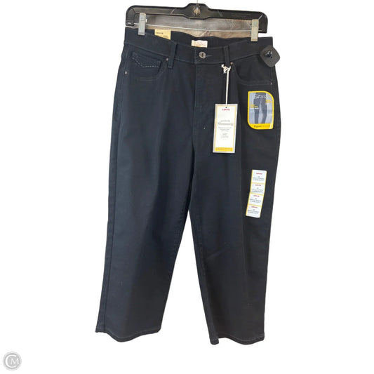 Capris By Levis In Black Denim, Size: 10
