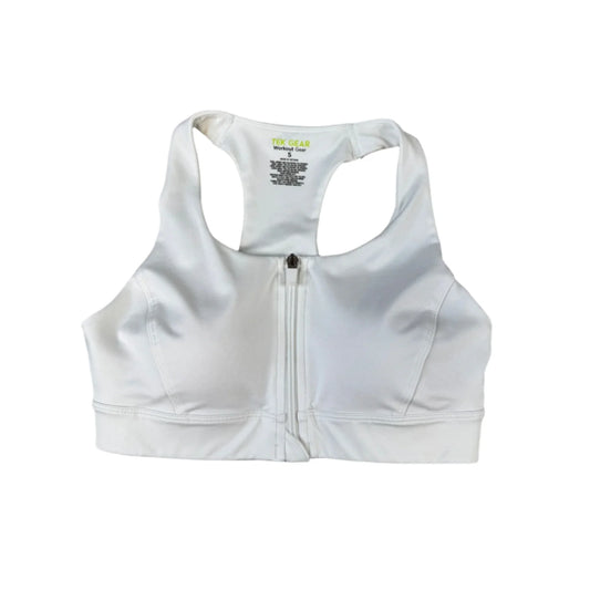 Athletic Bra By Tek Gear In White, Size: S
