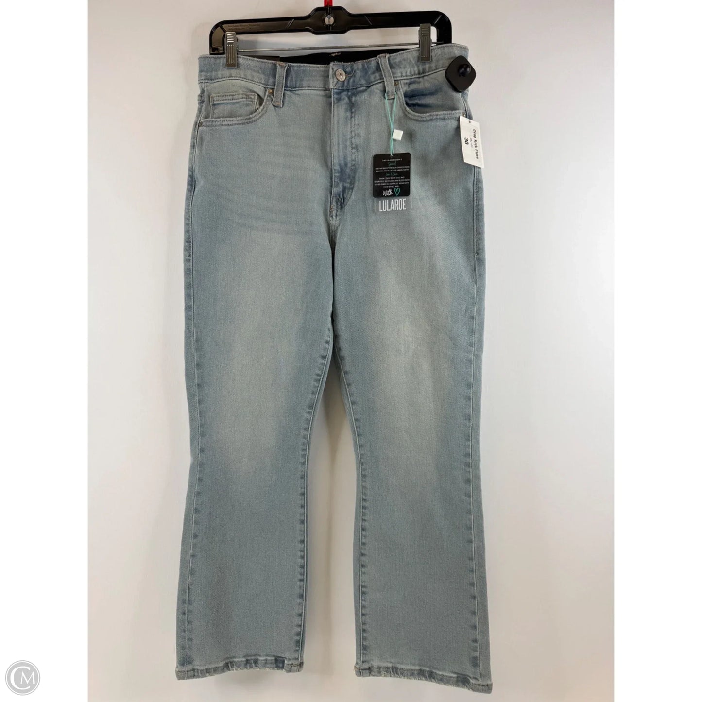 Jeans Flared By Lularoe In Blue Denim, Size: 8