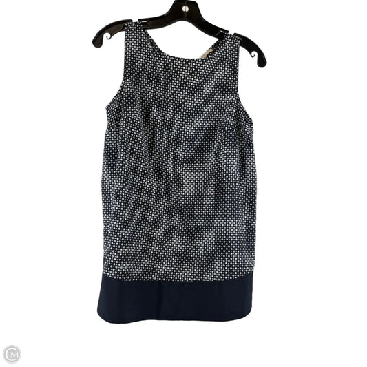 Top Sleeveless By Loft In Blue & White, Size: Xs