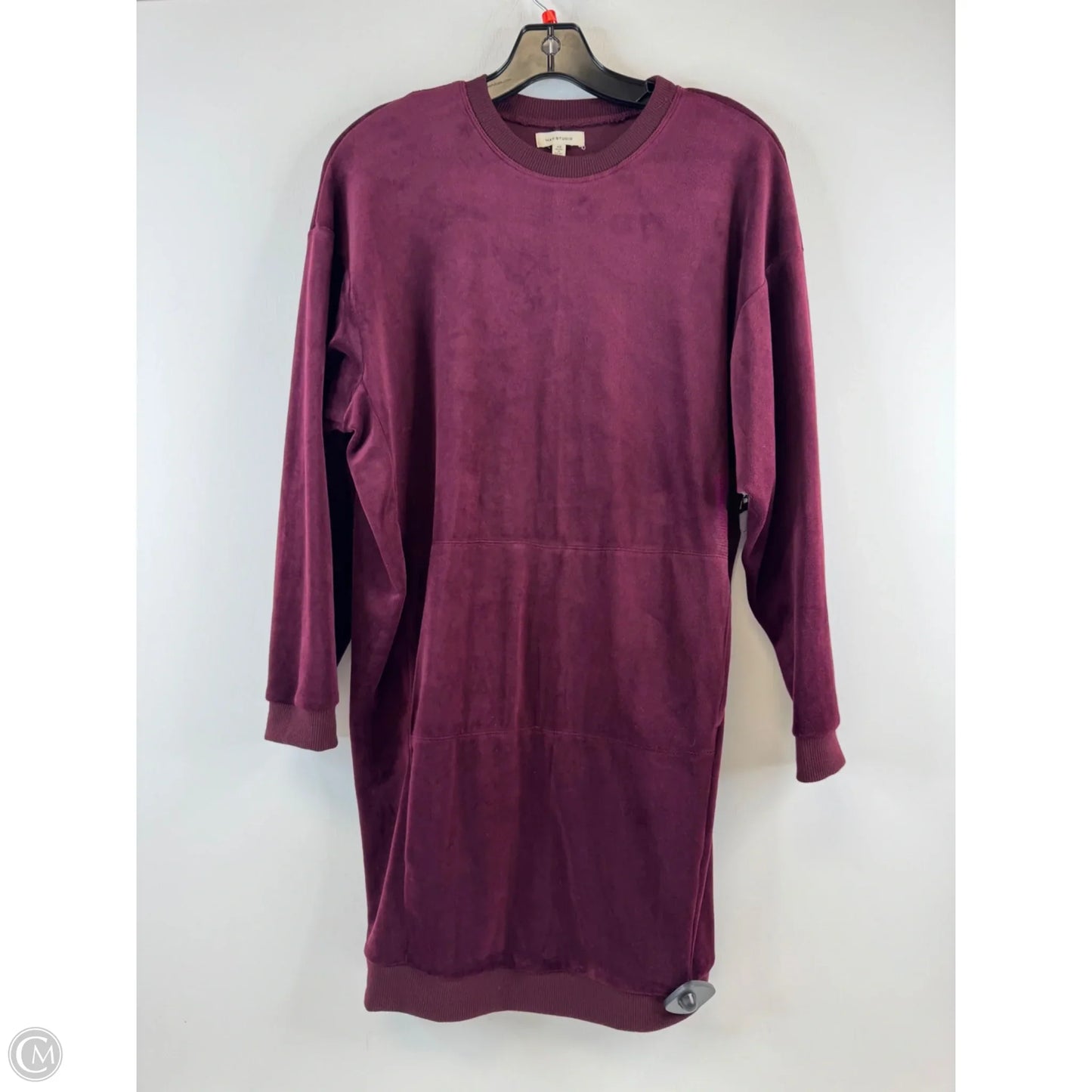 Dress Casual Midi By Max Studio In Maroon, Size: Xs