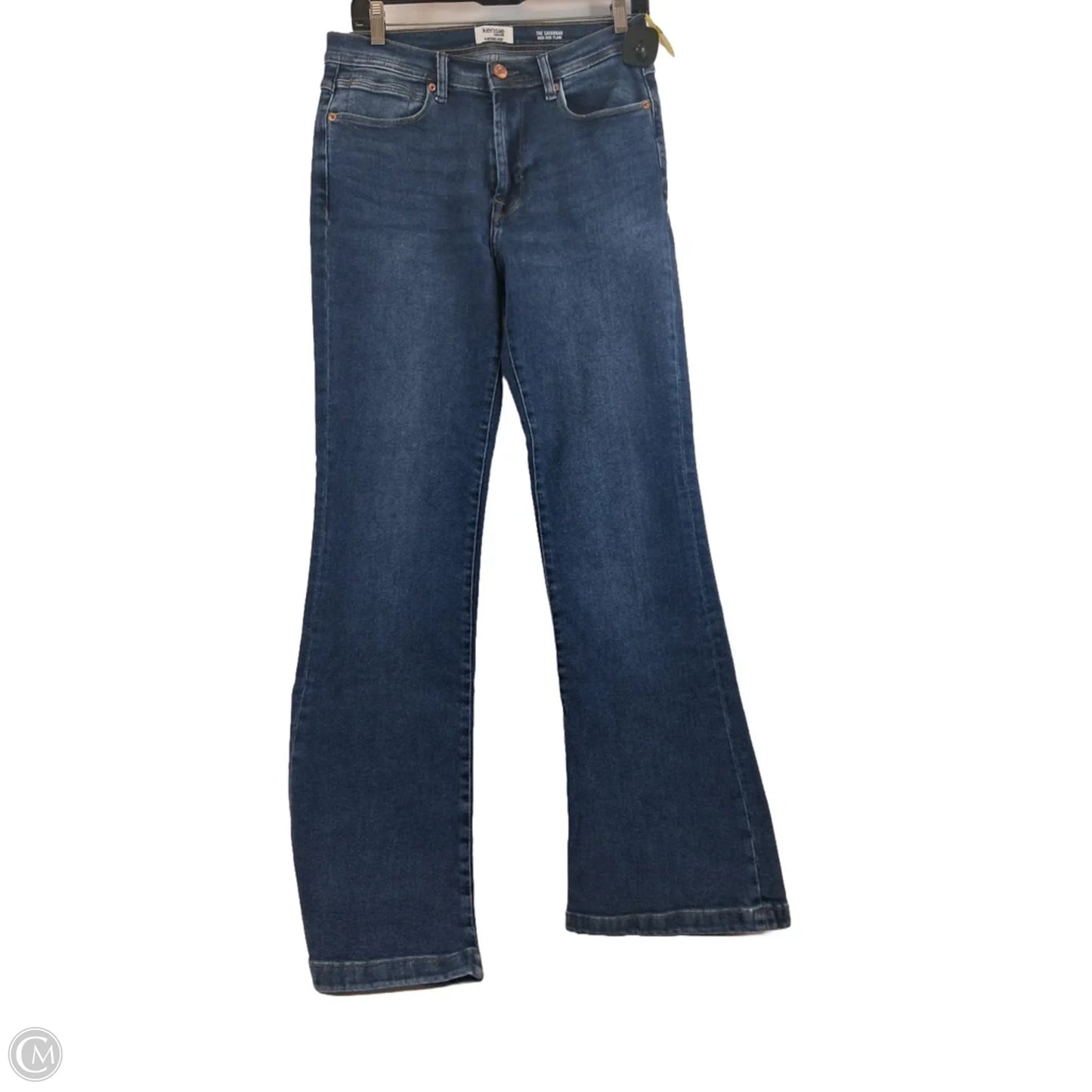 Jeans Flared By Kensie In Blue Denim, Size: 8