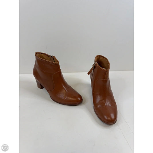 Boots Ankle Heels By Jack Rogers In Tan, Size: 8