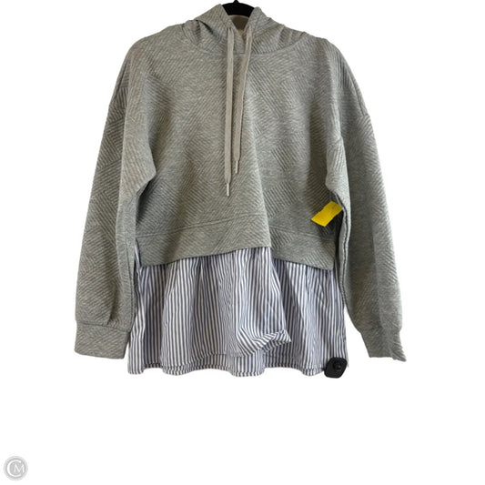 Top Long Sleeve By Jodifl In Blue & Grey, Size: M