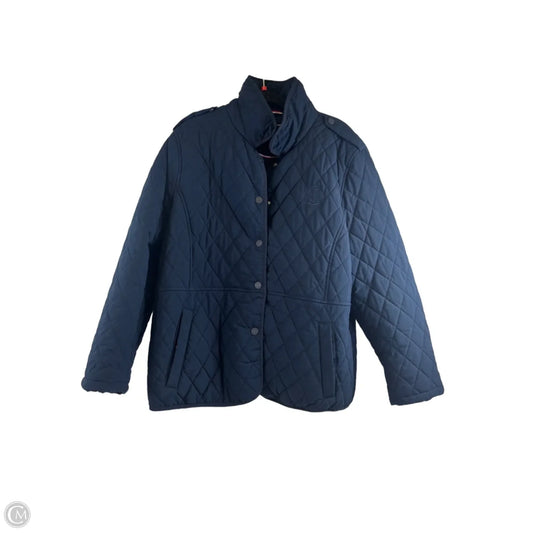 Jacket Puffer & Quilted By Tommy Hilfiger In Navy, Size: Xxl