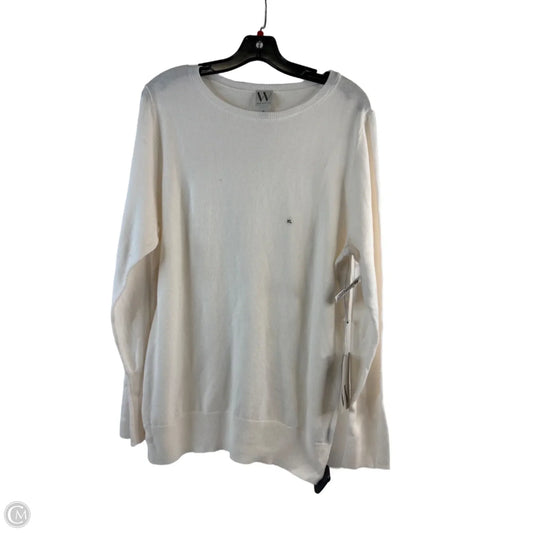 Top Long Sleeve By Worthington In Cream, Size: Xl