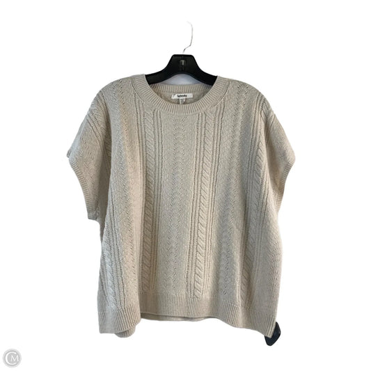 Sweater Short Sleeve By Splendid In Taupe, Size: M