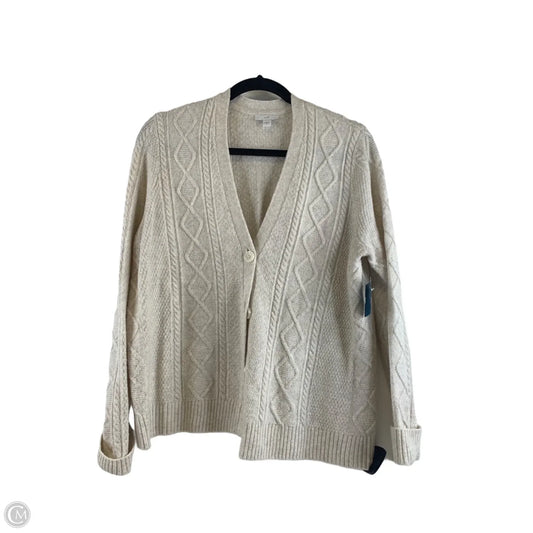 Sweater Cardigan By J. Jill In Beige, Size: S