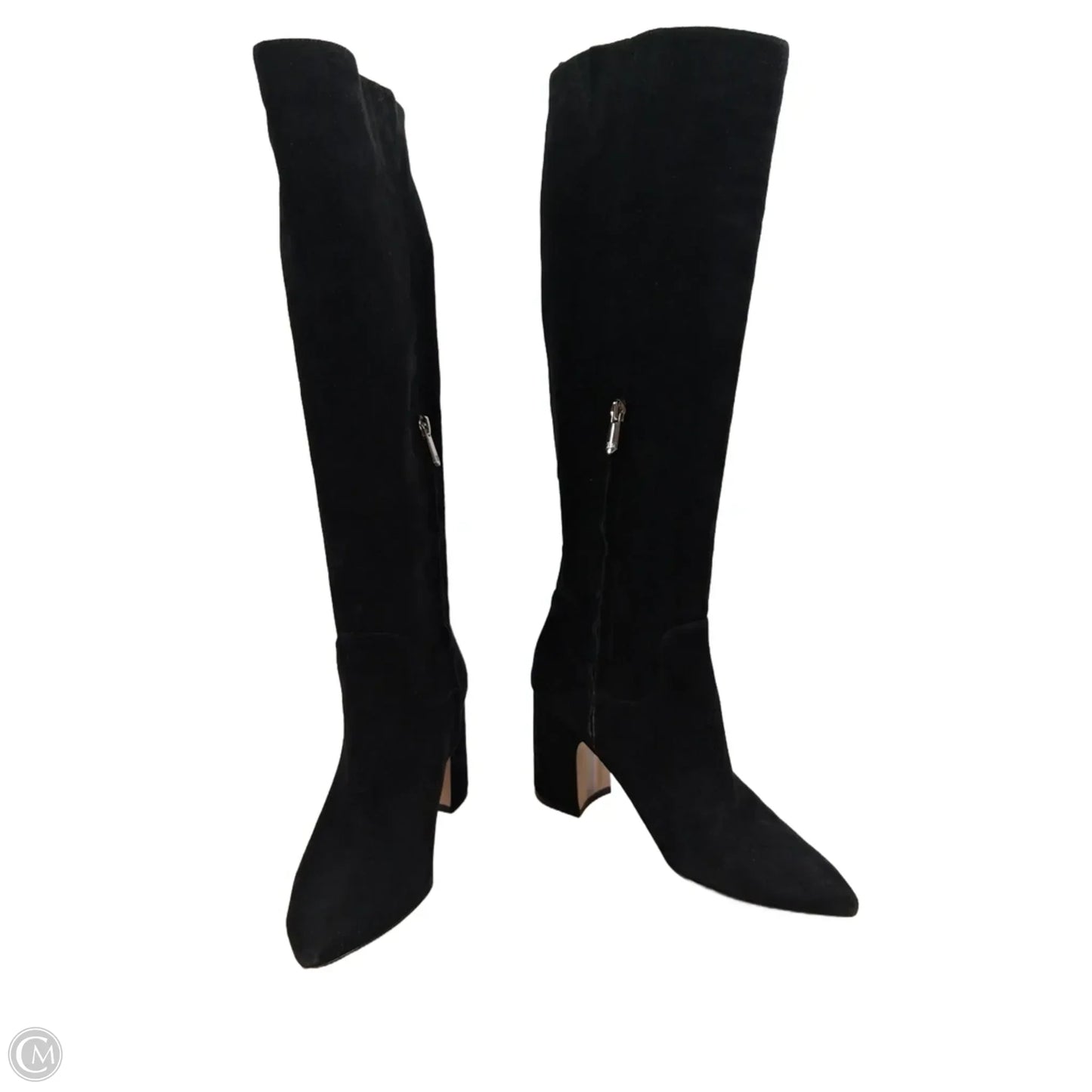 Boots Knee Heels By Sam Edelman In Black, Size: 8.5