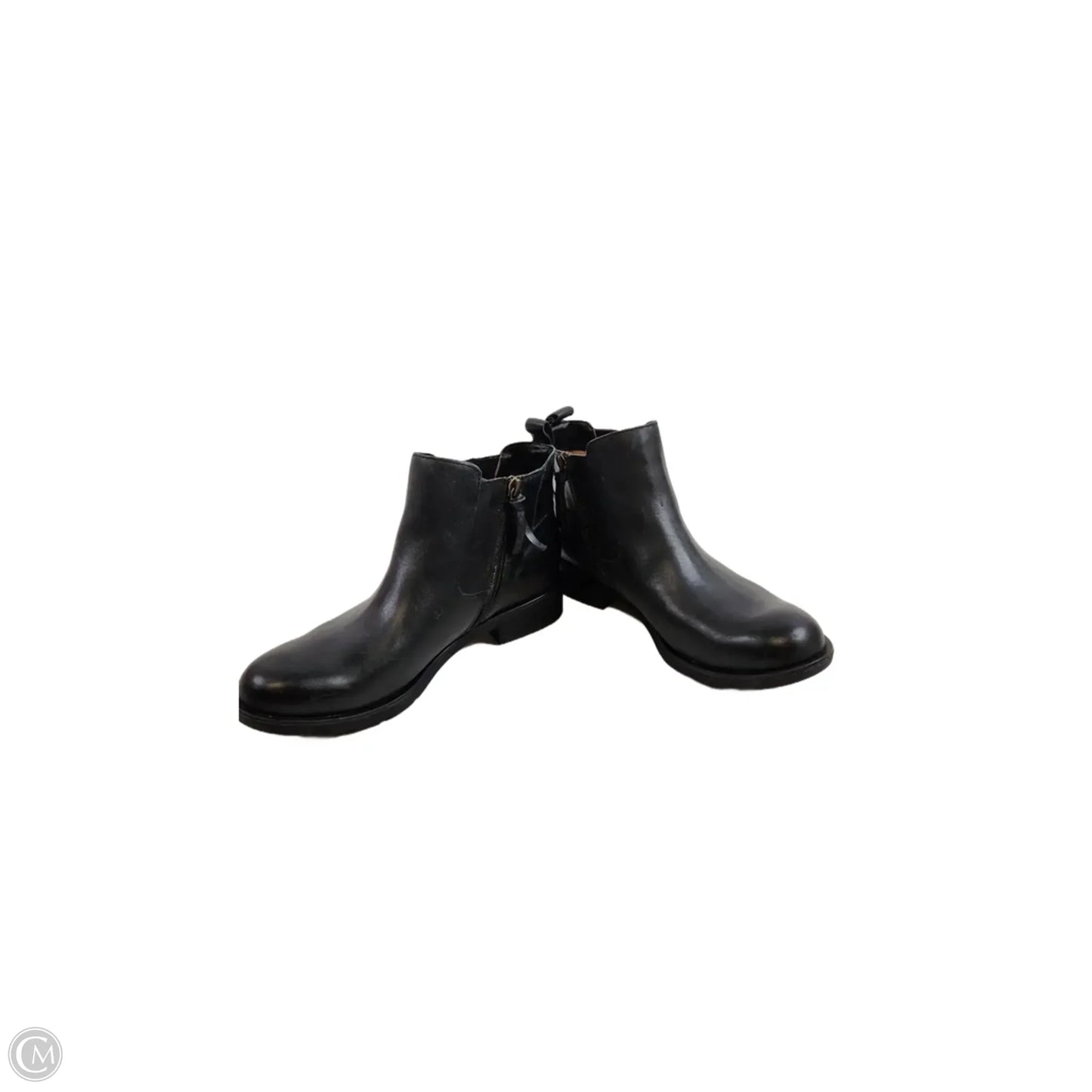 Boots Ankle Flats By Sofft In Black, Size: 8