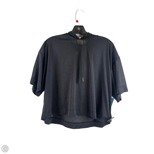 Athletic Top Short Sleeve By Athleta In Black, Size: Xs