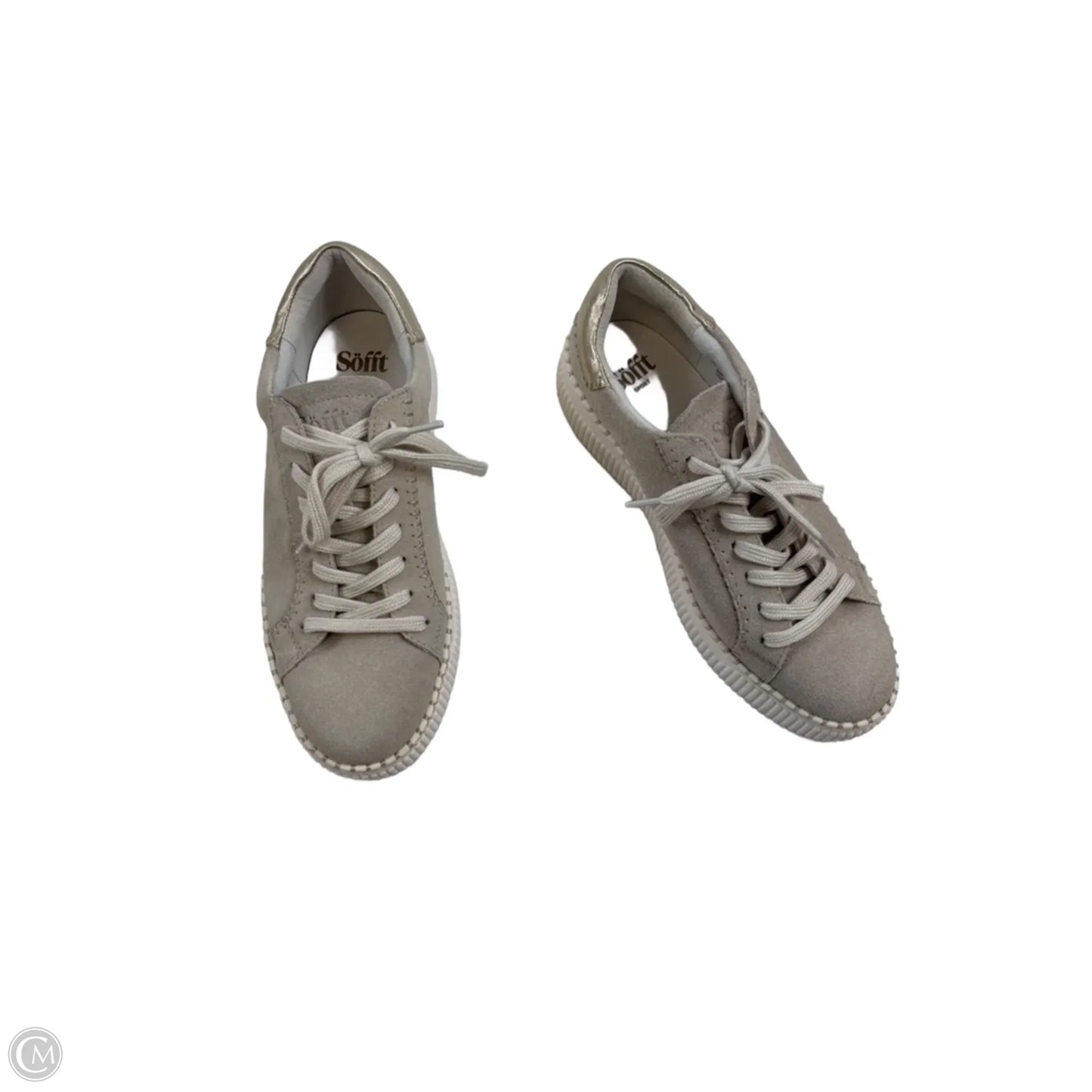 Shoes Sneakers By Sofft In Taupe, Size: 9