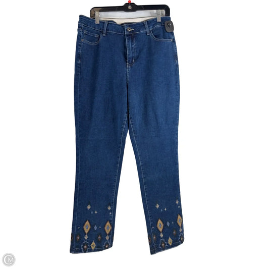 Jeans Wide Leg By Charlie B In Blue Denim, Size: 12