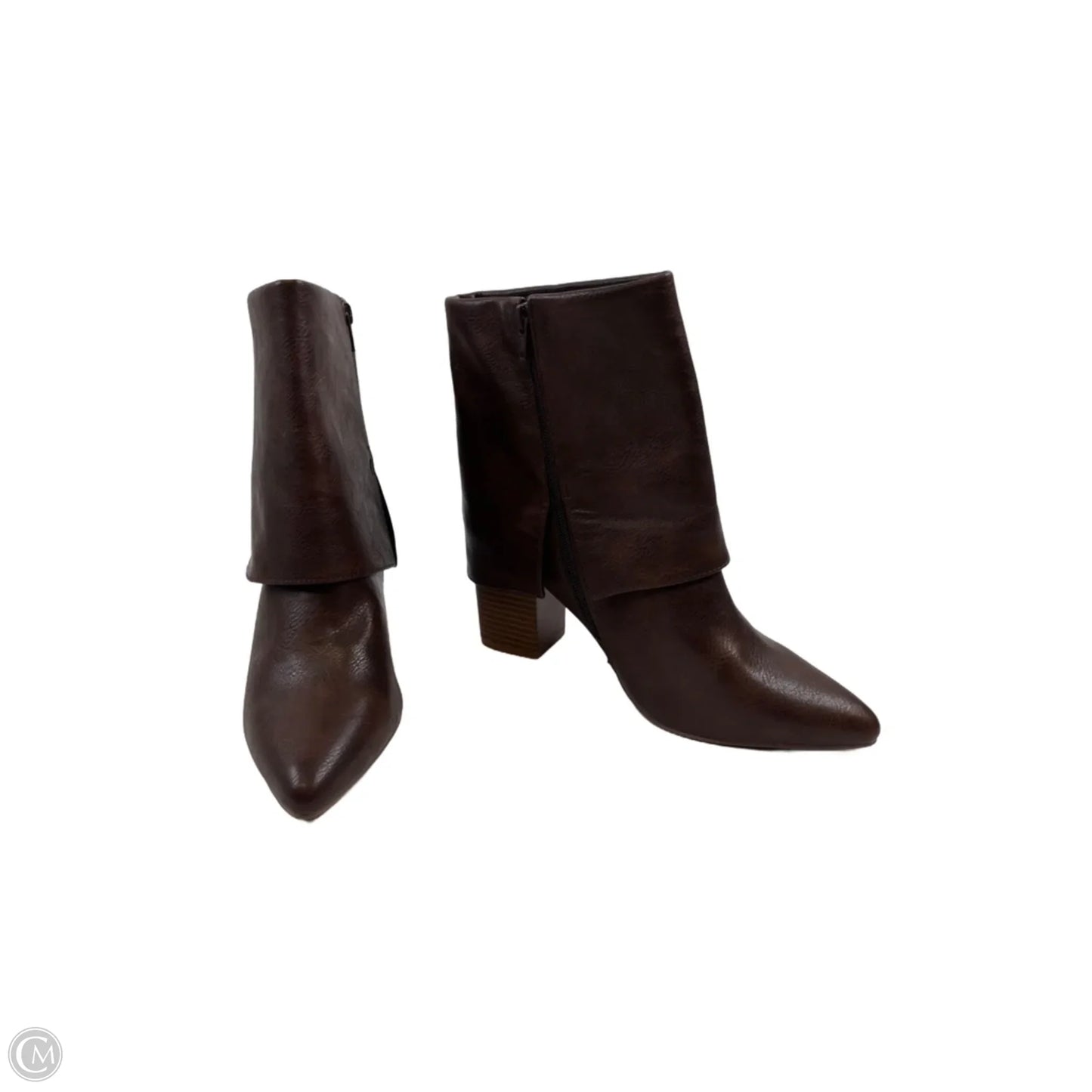 Boots Ankle Heels By Sonoma In Brown, Size: 9