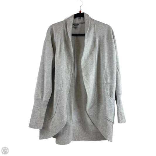 Sweatshirt Collar By Eddie Bauer In Grey, Size: M