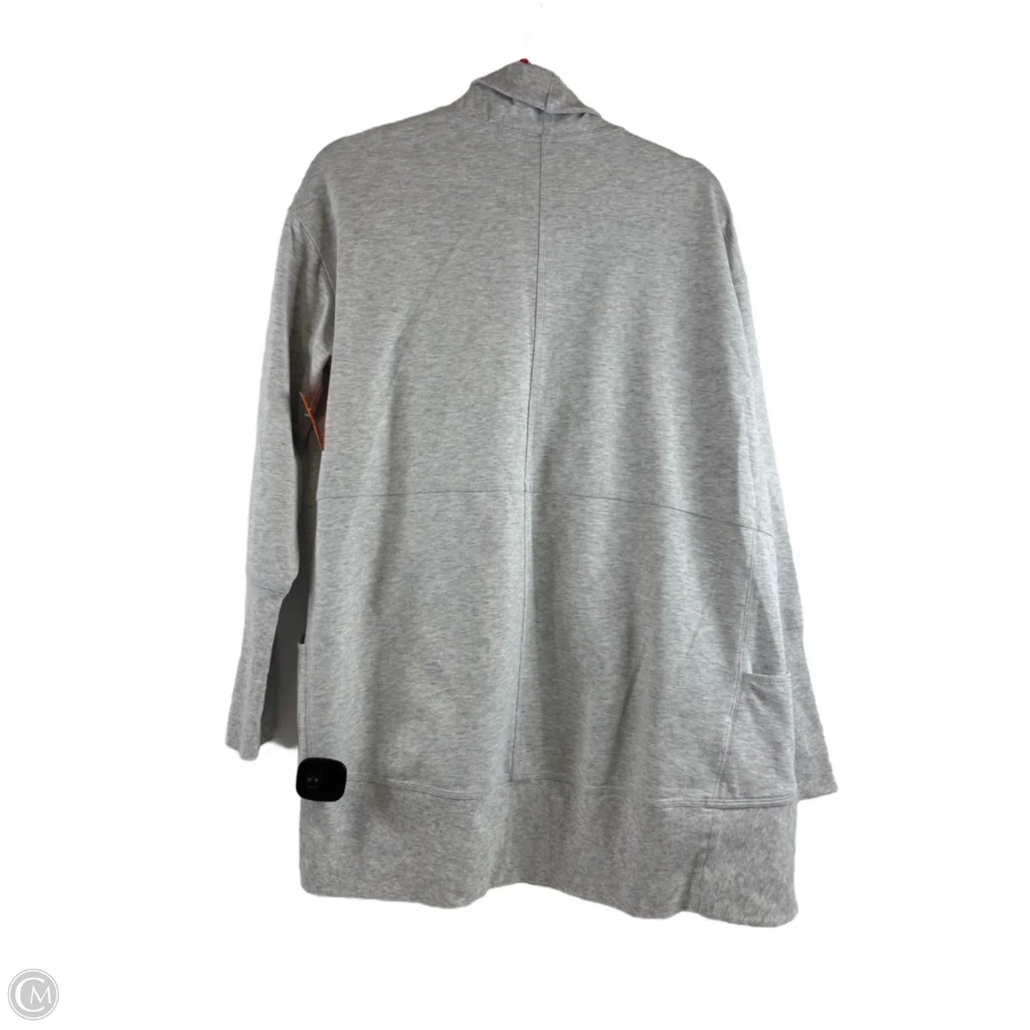 Sweatshirt Collar By Eddie Bauer In Grey, Size: M