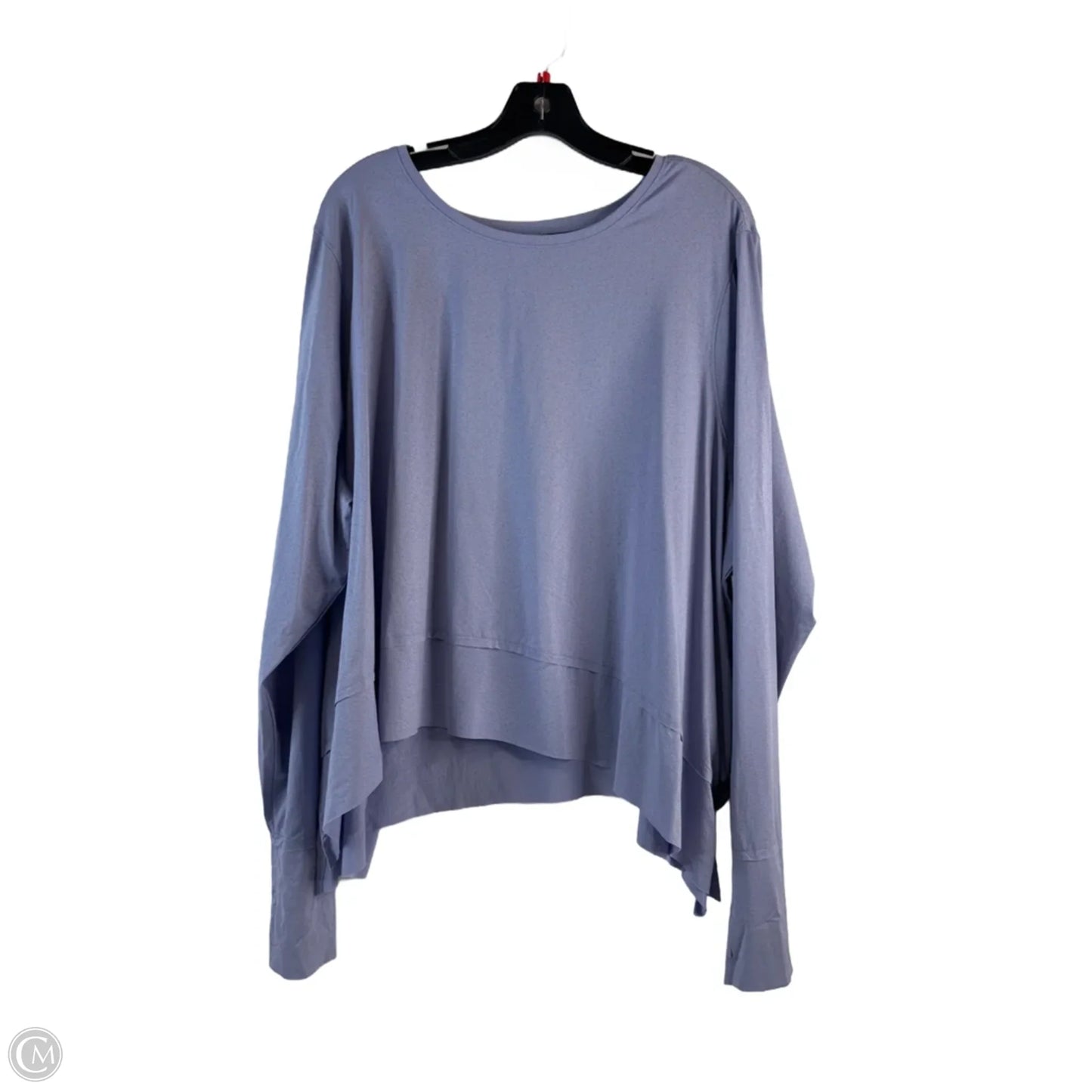 Top Long Sleeve By So In Purple, Size: 3x