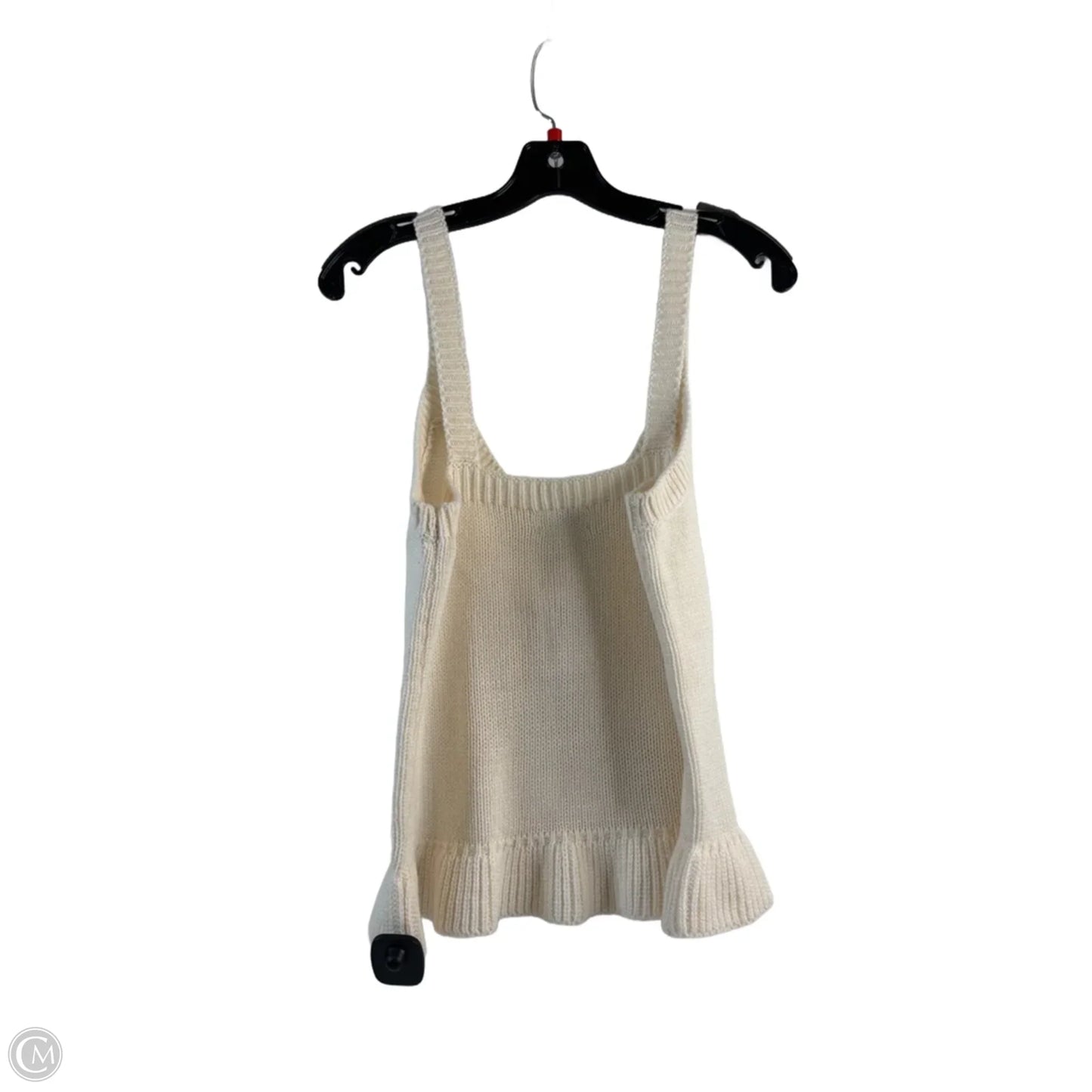 Tank Top By The Drop In Cream, Size: L