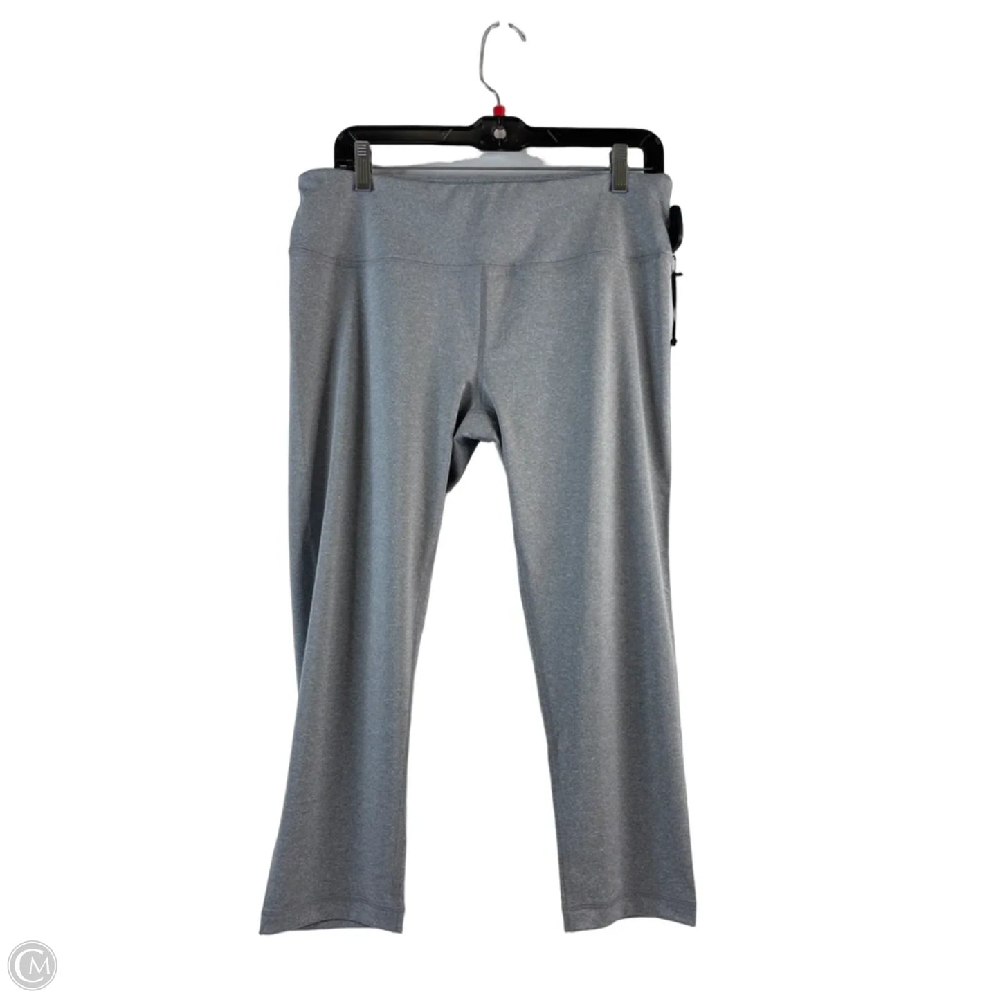 Athletic Leggings Capris By 90 Degrees By Reflex In Grey, Size: Xl
