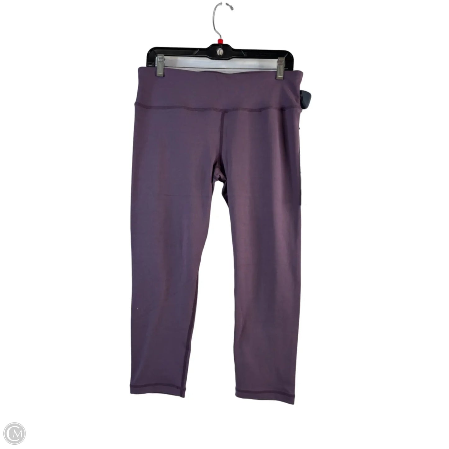 Athletic Leggings Capris By Yogalicious In Purple, Size: L
