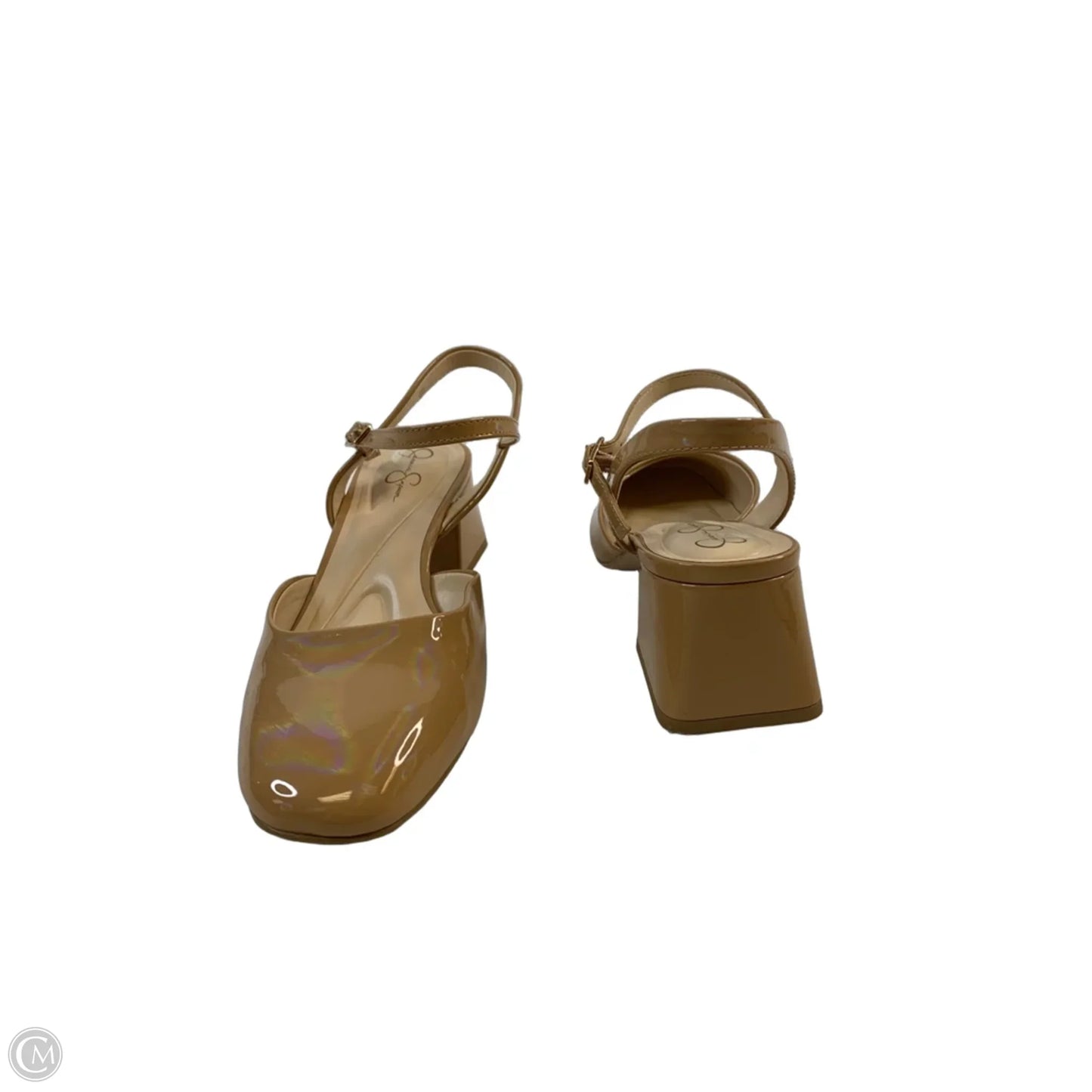 Shoes Heels Block By Jessica Simpson In Tan, Size: 8.5