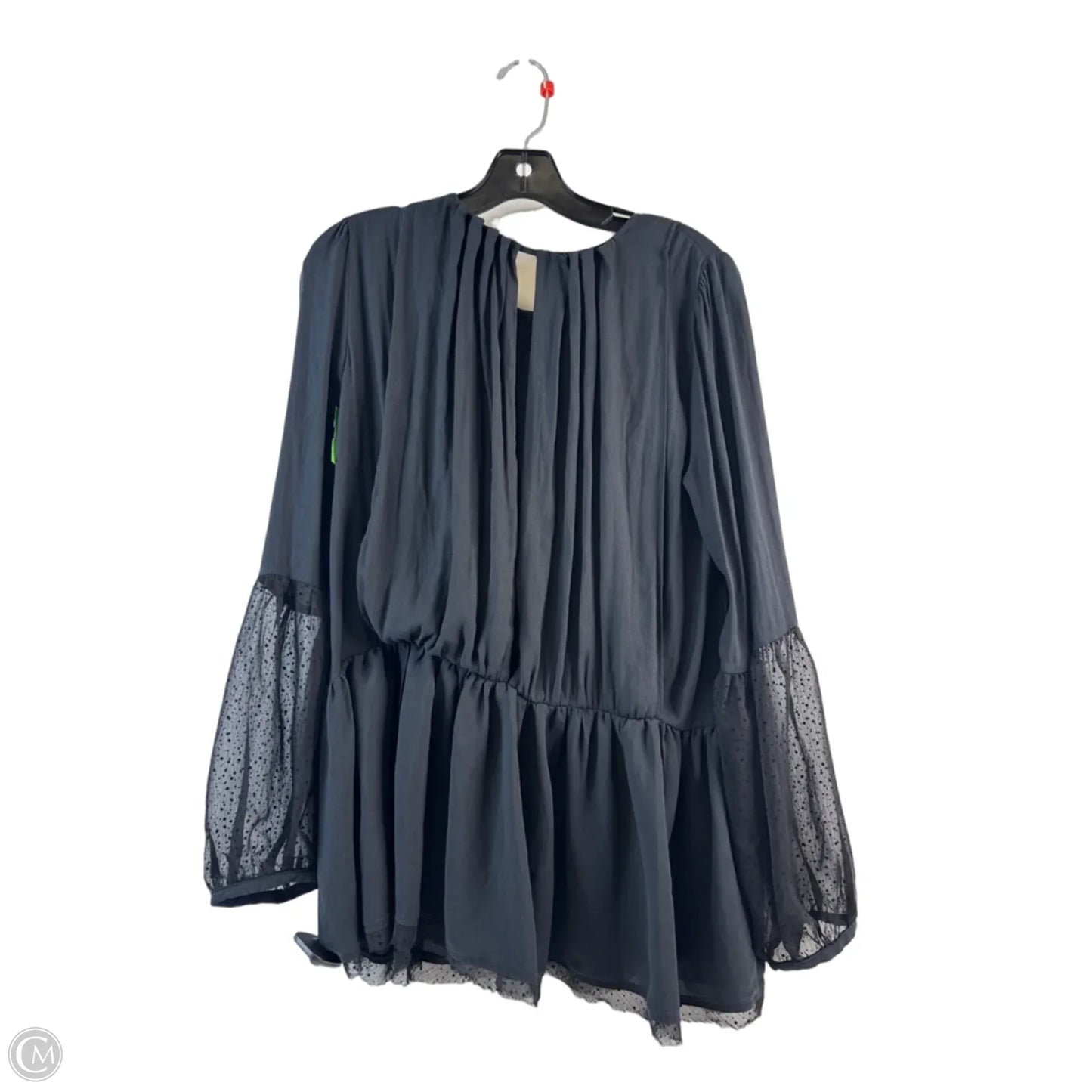 Top Long Sleeve By Free People In Black, Size: S
