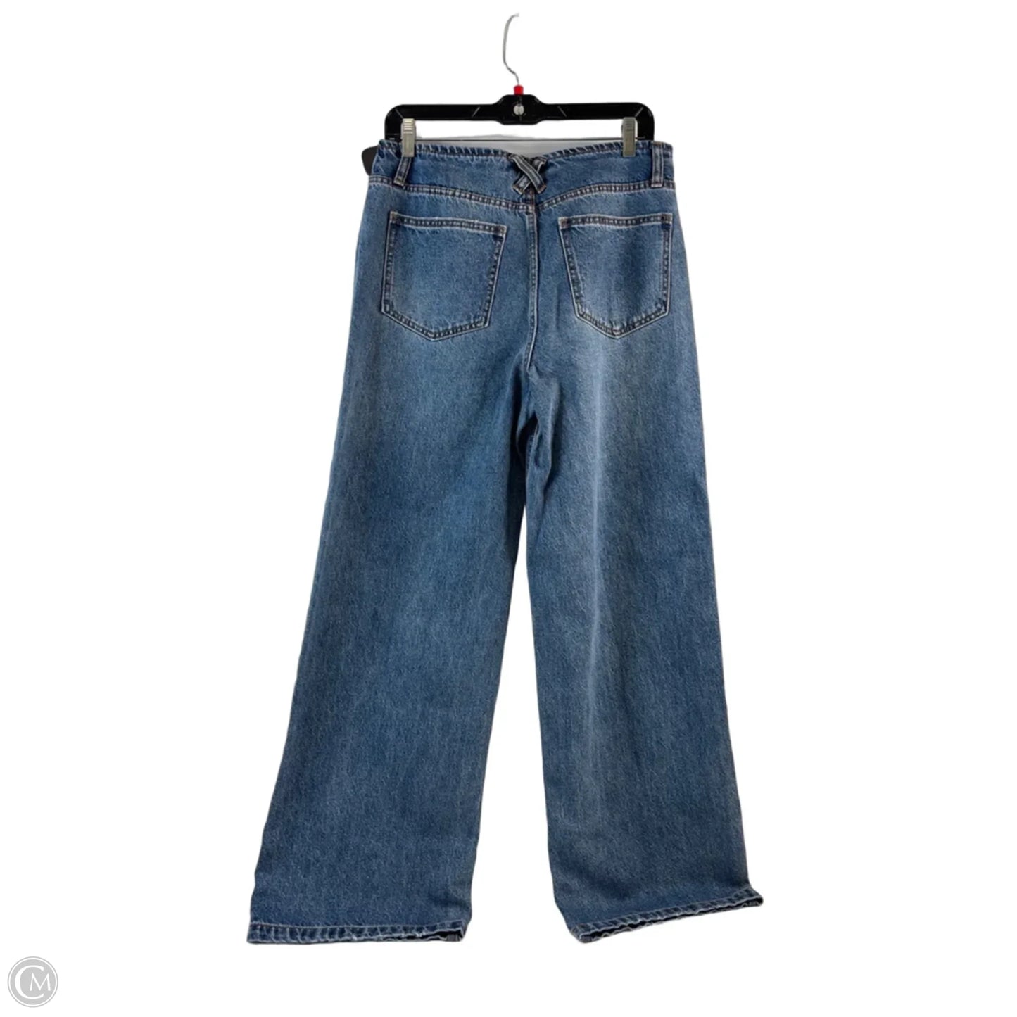 Jeans Wide Leg By Future Collective In Blue Denim, Size: 8