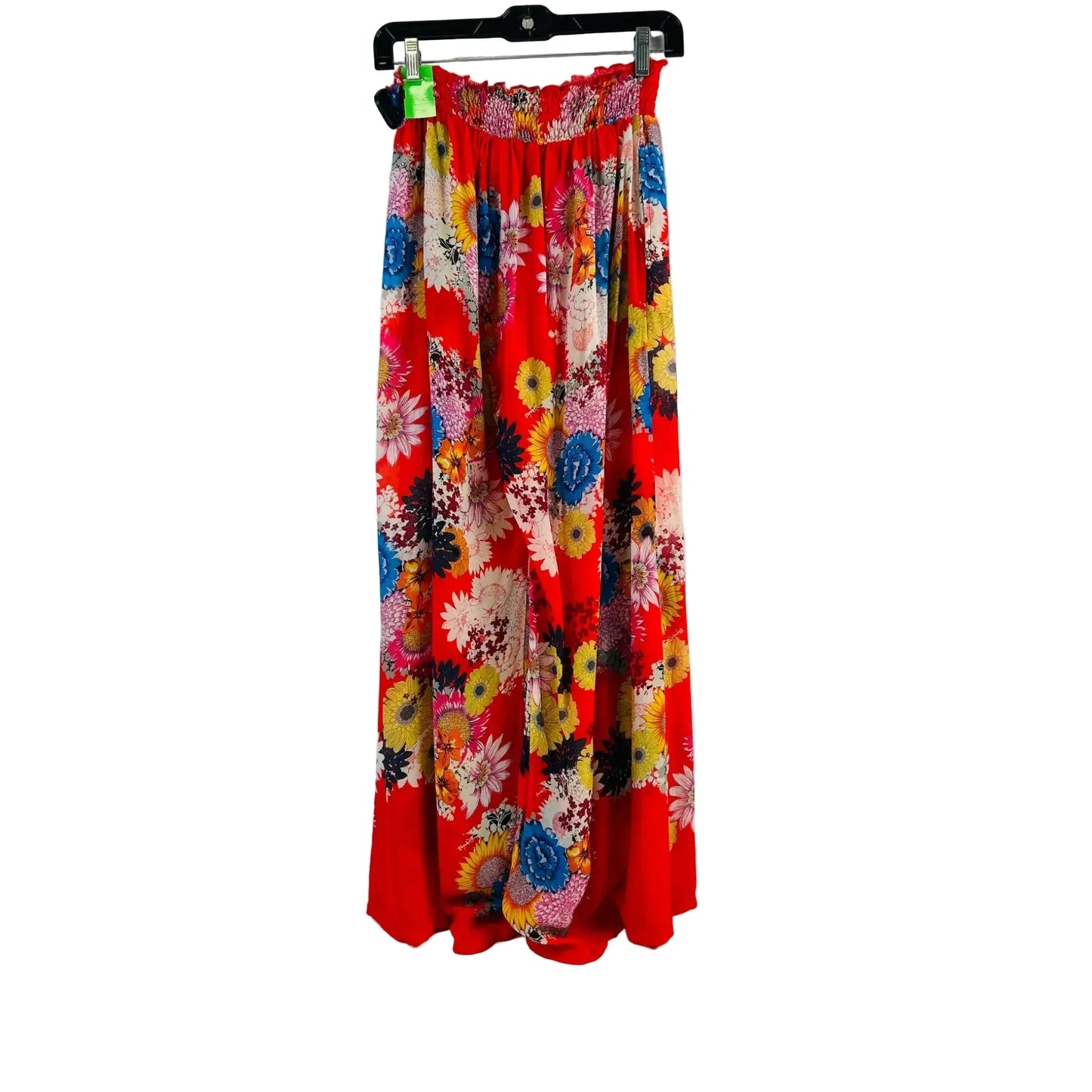 Pants Wide Leg By Johnny Was In Red & Yellow, Size: 10