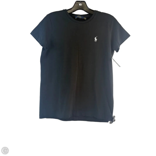 Top Short Sleeve Basic By Polo Ralph Lauren In Black & White, Size: S