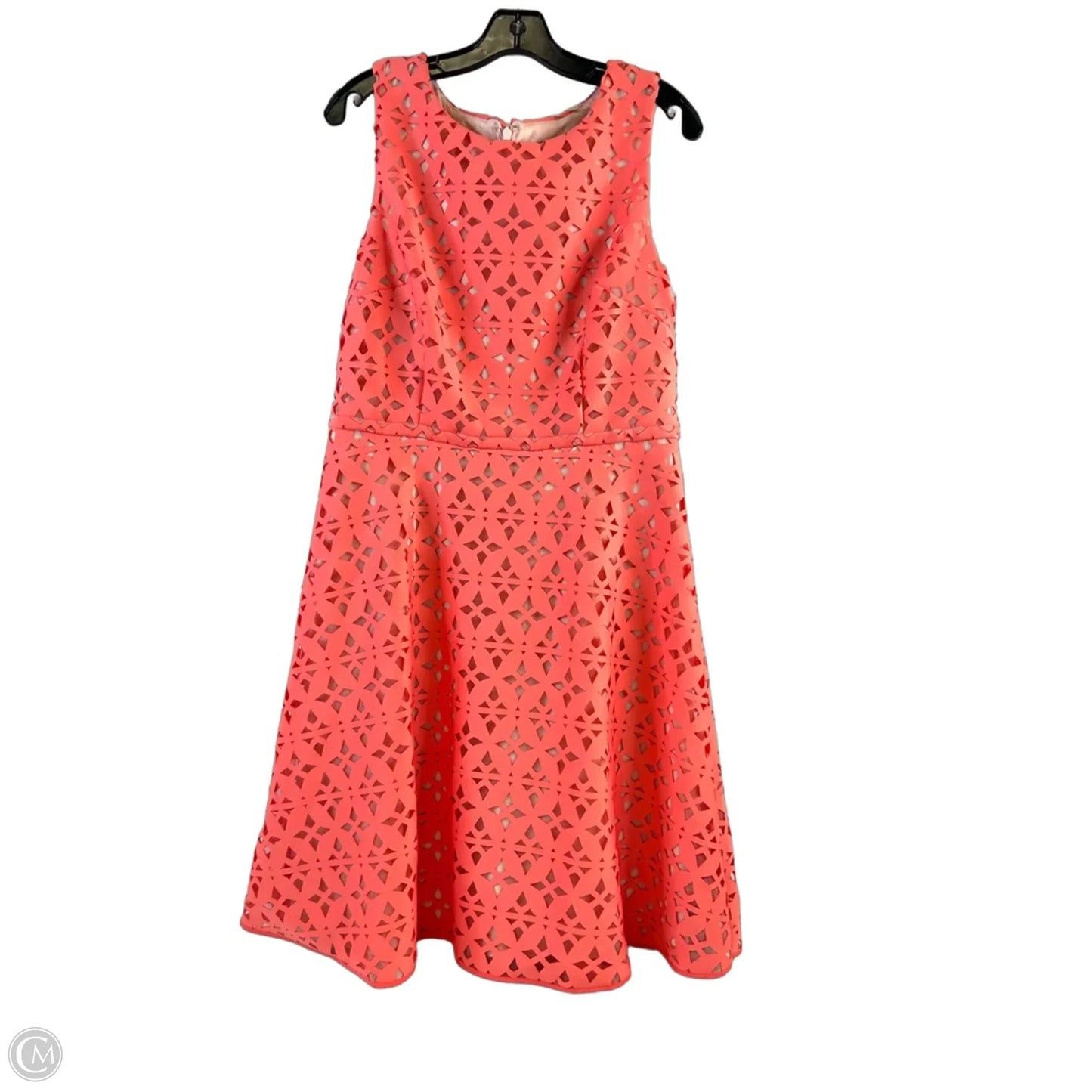 Dress Casual Midi By Adrianna Papell In Orange, Size: L
