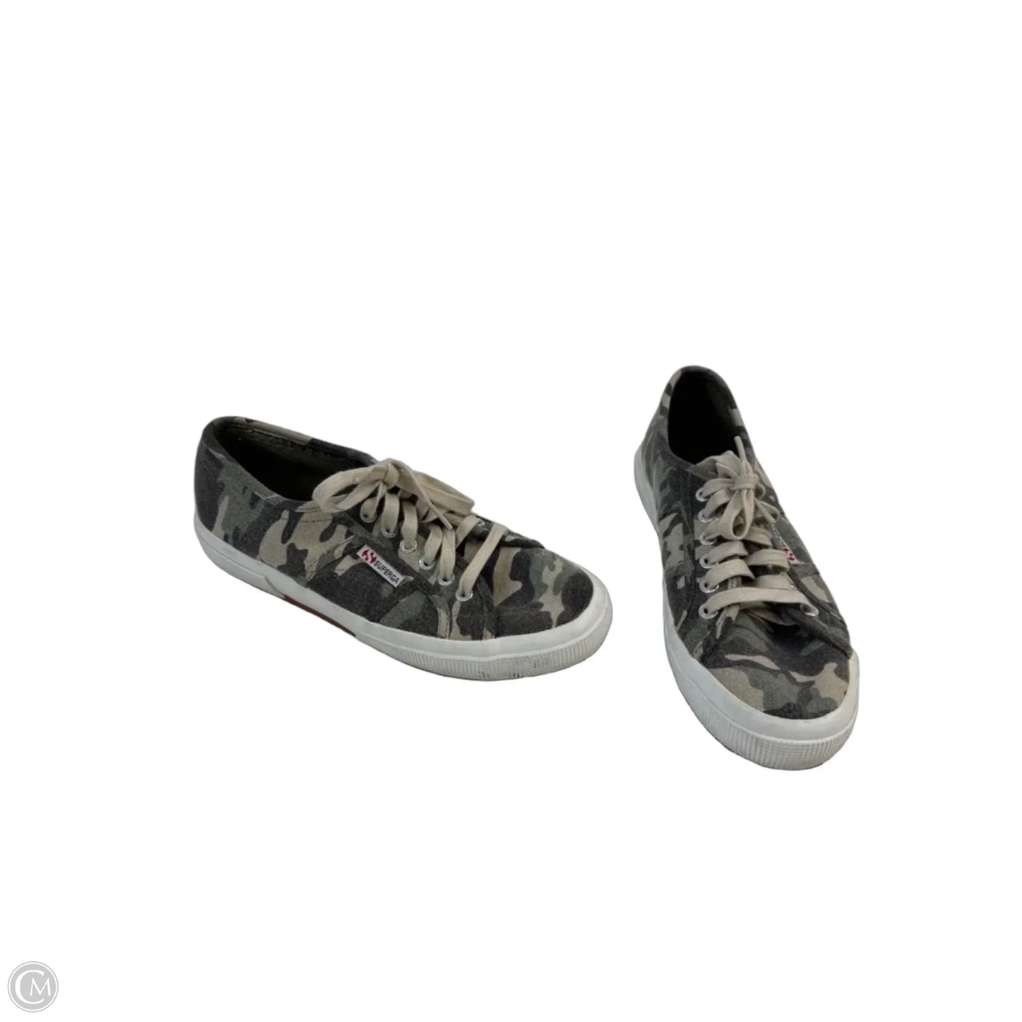 Shoes Sneakers By Superga In Camouflage Print, Size: 8