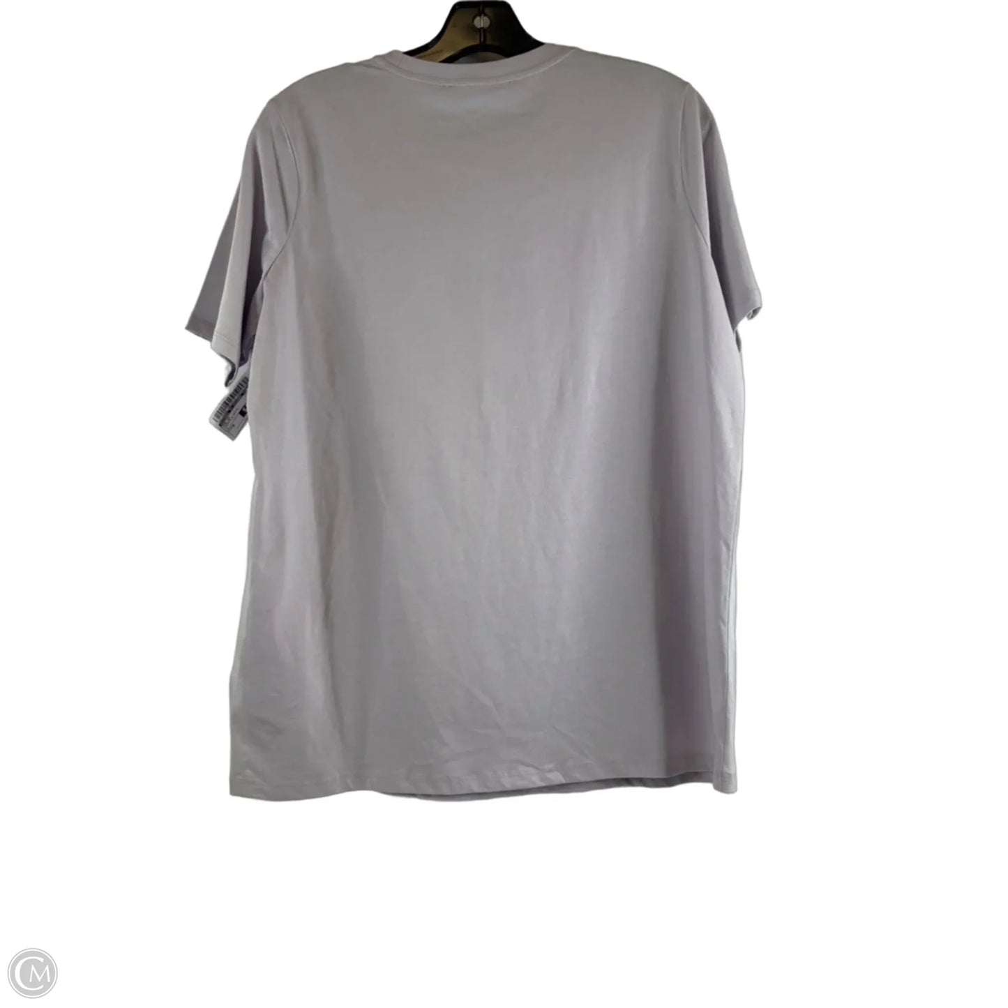 Top Short Sleeve By Michael By Michael Kors In Purple & White, Size: M
