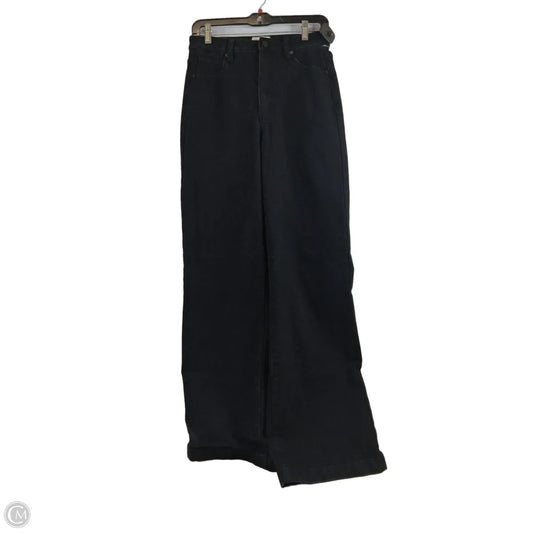 Jeans Wide Leg By Clothes Mentor In Black Denim, Size: 6