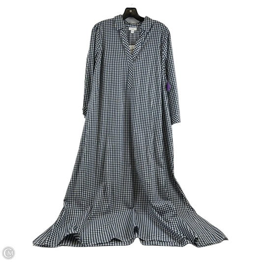 Dress Casual Maxi By J. Jill In Checkered Pattern, Size: M