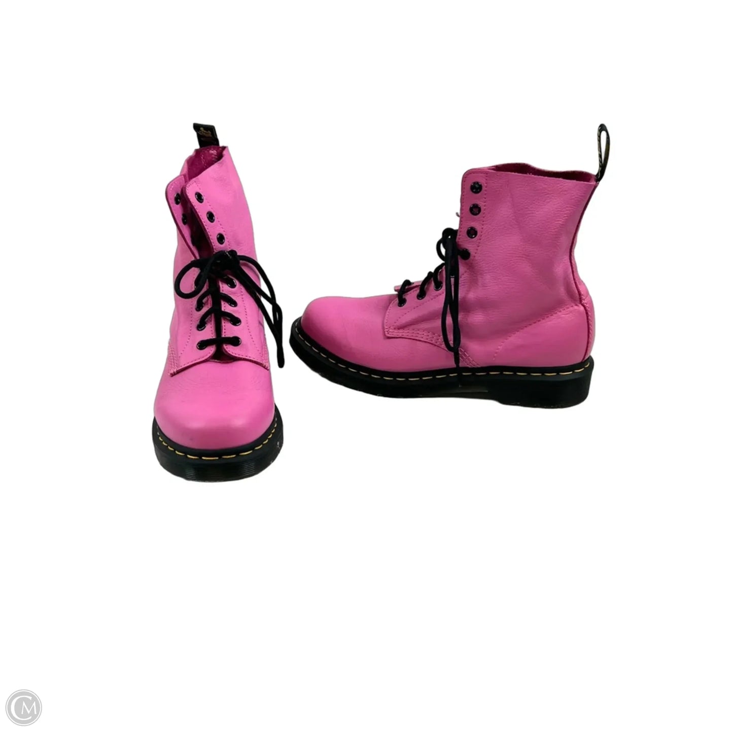 Boots Combat By Dr Martens In Pink, Size: 11