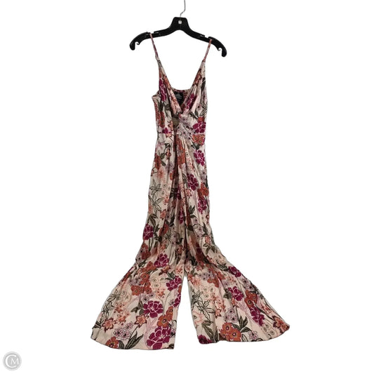 Jumpsuit By Angie In Orange & Pink, Size: L
