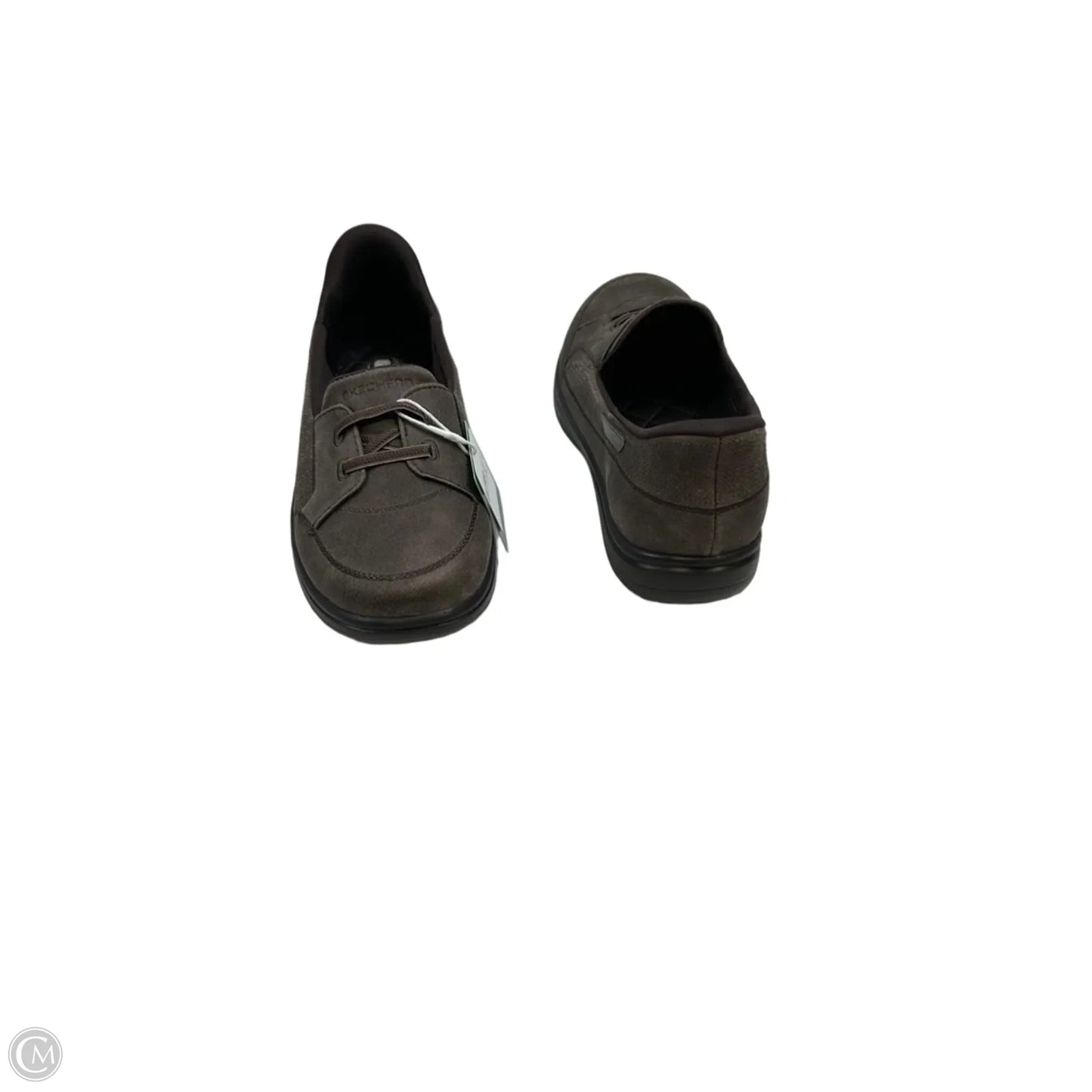 Sandals Flats By Clarks In Brown & Tan, Size: 8