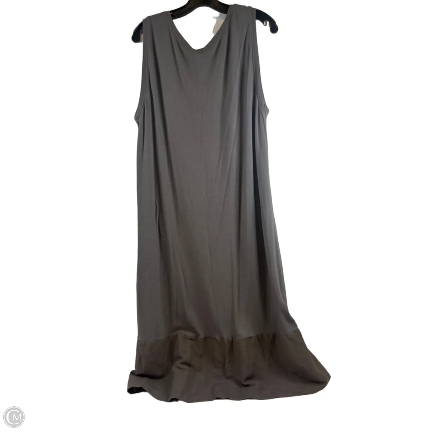 Dress Casual Maxi By Flax In Grey, Size: L
