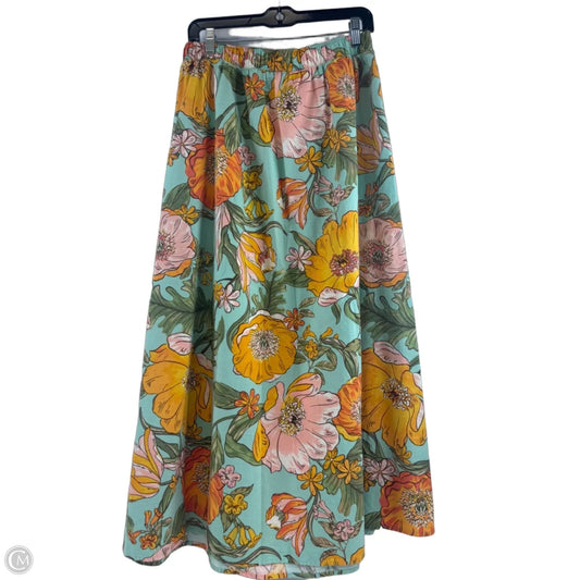 Skirt Midi By Lane Bryant In Floral Print, Size: 22