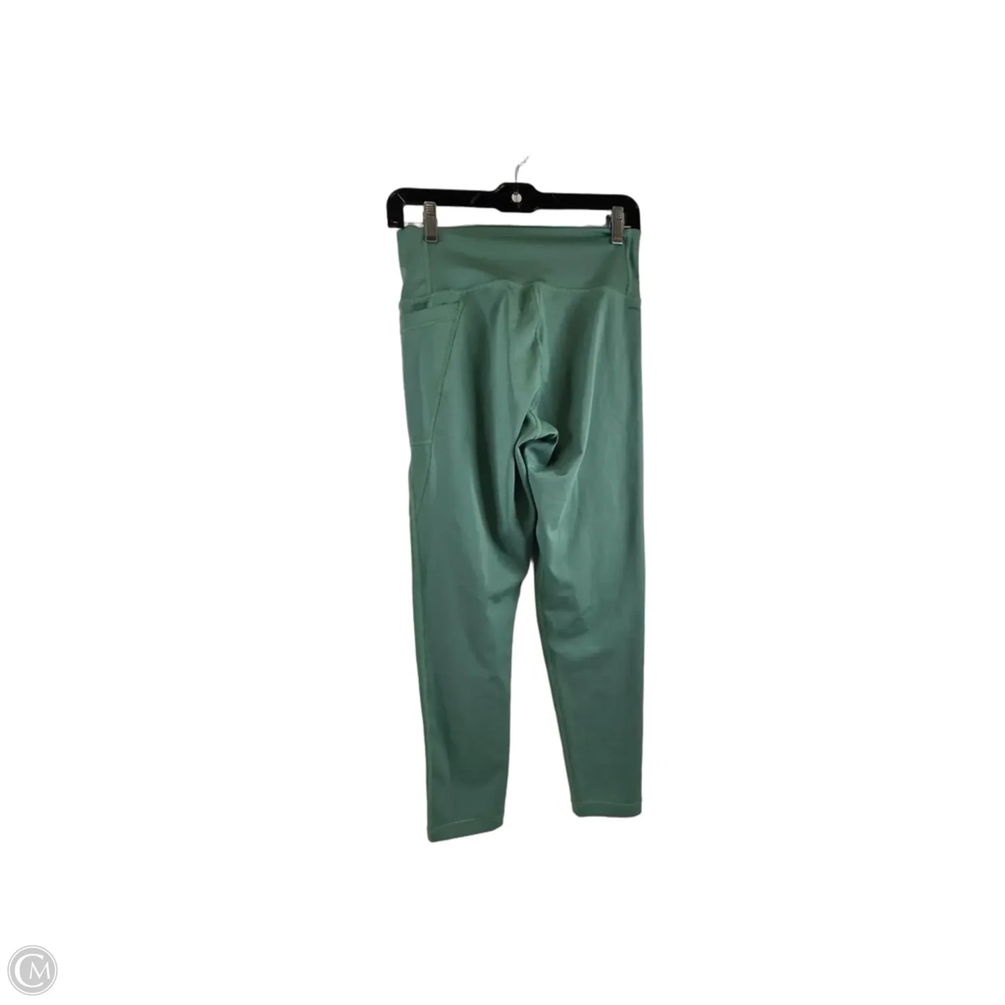 Athletic Leggings By Adidas In Green, Size: L