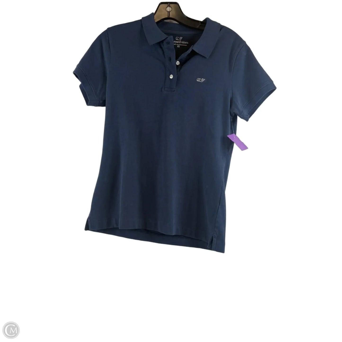 Top Short Sleeve By Vineyard Vines In Navy, Size: Xs