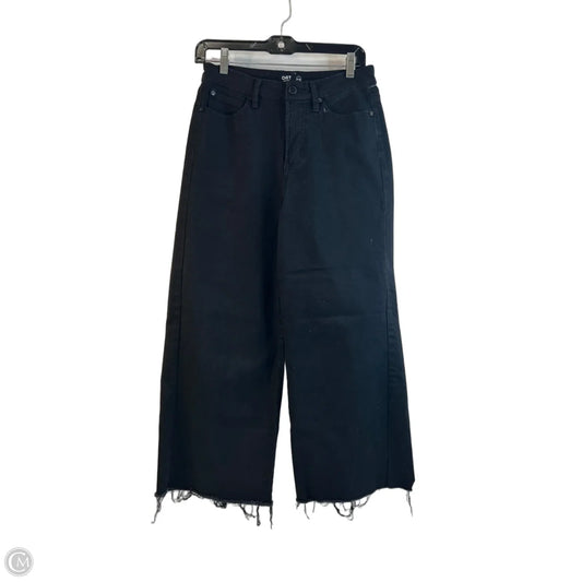 Jeans Wide Leg By Oat In Black Denim, Size: 6