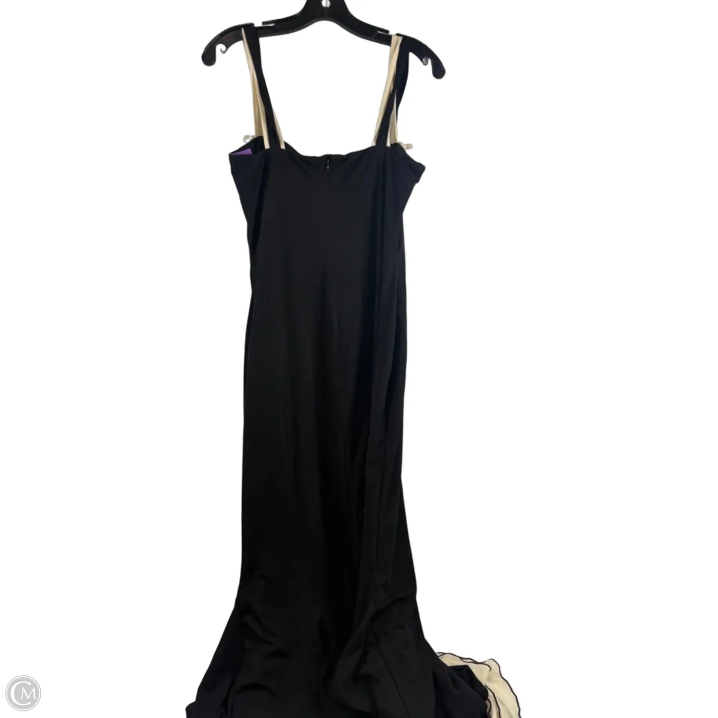 Dress Casual Maxi By Clothes Mentor In Black & Cream, Size: M