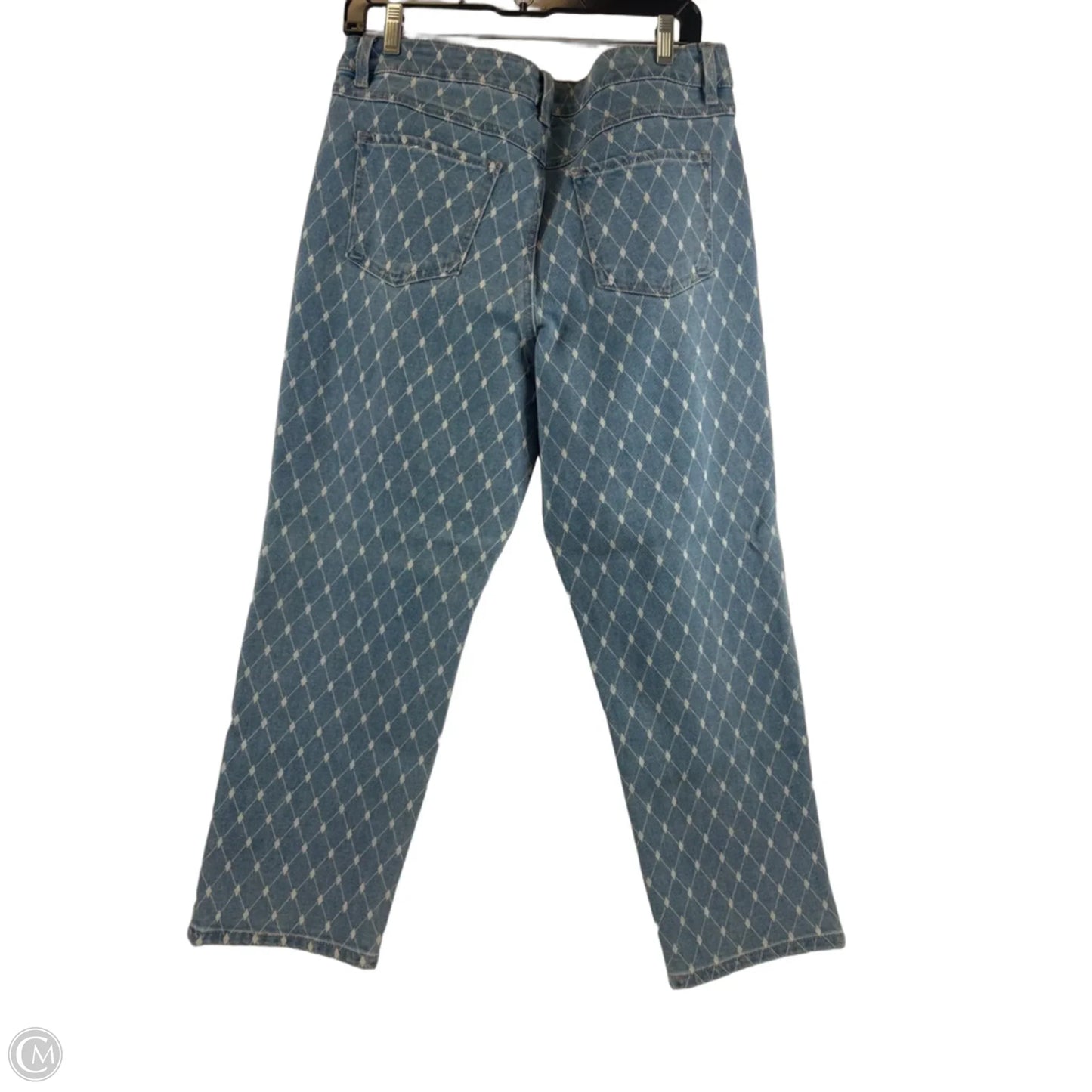 Jeans Straight By D Jeans In Blue Denim, Size: 12
